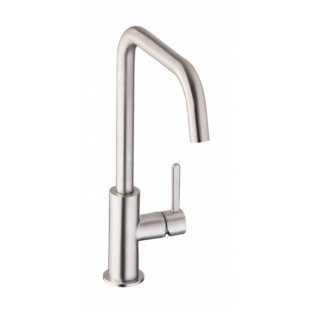 Abode Althia Brushed Nickel Single Lever Kitchen Sink Mixer Tap AT1259 1 Abode Althia Brushed Nickel Single Lever Kitchen Sink Mixer Tap AT1259
