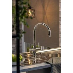 Abode Zest Chrome Twin Lever Kitchen Sink Tap AT2164 8 Abode Zest Chrome Twin Lever Kitchen Sink Tap AT2164 -Household Goods Shop abode zest chrome twin lever kitchen sink tap at2164 p47176 223160 image