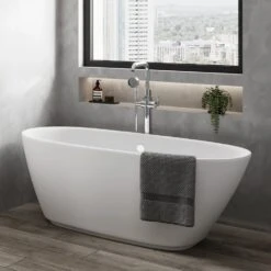 April Gloss Contemporary Freestanding Bath Tub 74001-1655A
