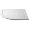Aquadart Anti-Slip White Offset Quadrant Shower Tray LH 1200x900mm ASP-1290Q-L