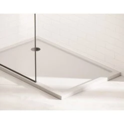 Aquadart Anti-Slip White Rectangle Shower Tray 1000x760mm ASP-1076