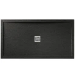 Aquadart Aqualavo Black Slate Effect Tray 1200x800mm AQ559/999