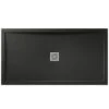 Aquadart Aqualavo Black Slate Effect Tray 1500x700mm AQ565/999