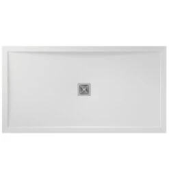 Aquadart Aqualavo Gloss White Rectangle Shower Tray 1500x800mm AQ5607/000