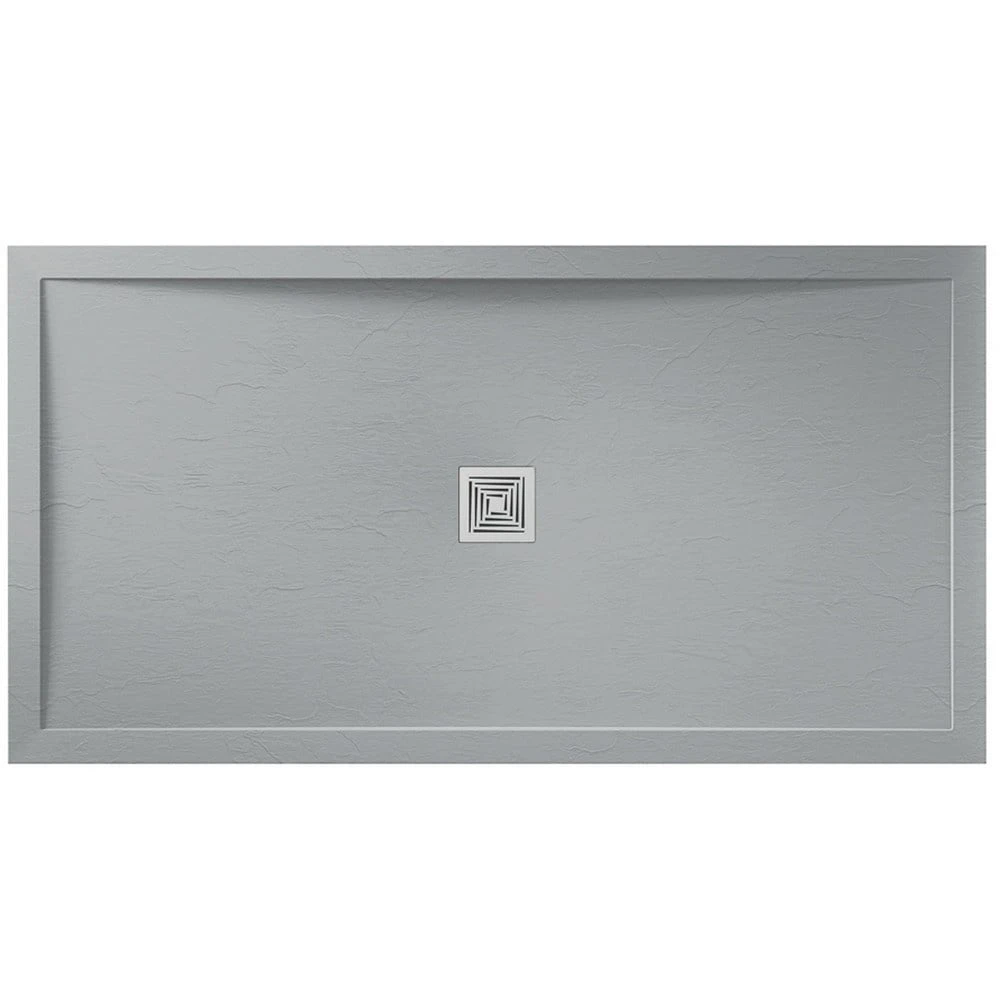 Aquadart Aqualavo Slate Grey Rectangle Shower Tray 1700x900mm AQ576/444 1 Aquadart Aqualavo Slate Grey Rectangle Shower Tray 1700x900mm AQ576/444