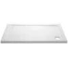 Aquadart White Rectangle Shower Tray 1100x760mm AQ9-1176