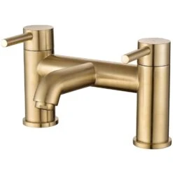 Astini Chepstow Brushed Brass Bathroom Bath Mixer Filler Tap TIS5117