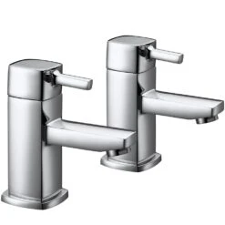 Featured Products 5 Astini Citril Chrome Twin Lever Bath Taps