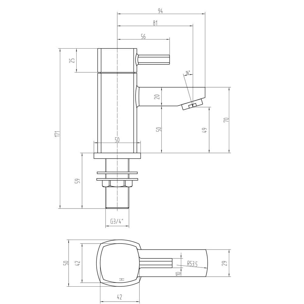 Astini Citril Chrome Twin Lever Bath Taps 2 Astini Citril Chrome Twin Lever Bath Taps - Image 2