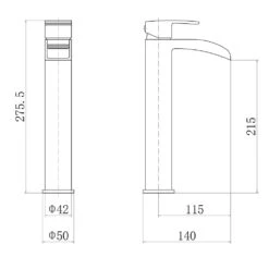 Astini Curved Waterfall Tall Chrome Bathroom Basin & Bath Mixer Tap Pack Set -Household Goods Shop astini curved waterfall tall chrome bathroom basin bath mixer tap pack set p52570 238488 image