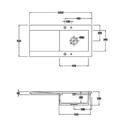 Astini Desire 100 1 Bowl White Ceramic Kitchen Sink, Copper Waste & Colonial Tap -Household Goods Shop astini desire 100 1 bowl white ceramic kitchen sink copper waste colonial tap p63518 282337 image