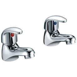 Featured Products 12 Astini Holly Chrome Twin Bath Taps