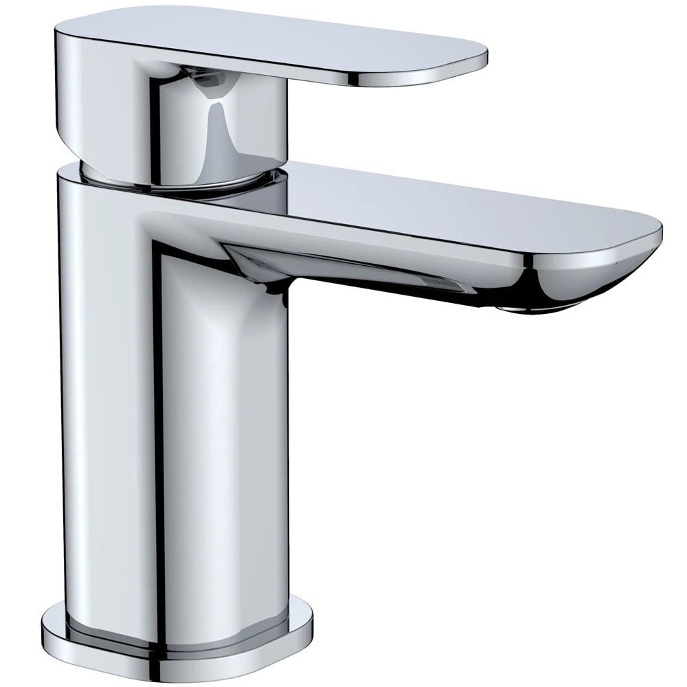 Astini Mandrill Chrome Mono Bathroom Basin & Wall Mounted Bath Tap Pack Set 2 Astini Mandrill Chrome Mono Bathroom Basin & Wall Mounted Bath Tap Pack Set - Image 2