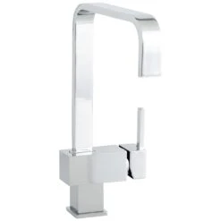 Astini Quadro 1.5 Bowl Granite Croma Grey Kitchen Sink & Cosmo 5E Tap -Household Goods Shop astini quadro 1 5 bowl granite croma grey kitchen sink cosmo 5e tap p65835 282678 image