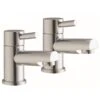 Astini Shrike Chrome Twin Bath Taps