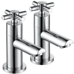 Astini Space Chrome Twin Bath Taps