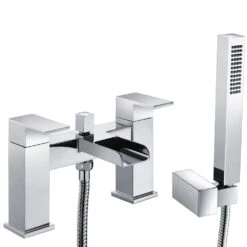 Astini Straight Waterfall Chrome Bath Shower Mixer Tap