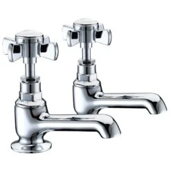 Astini Varya Chrome Twin Bath Taps