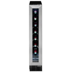Avintage Undercounter 8 Bottle Single Zone Stainless Steel Wine Cooler