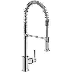 AXOR Montreux Chrome Semi-Pro Eco Single Lever Kitchen Sink Mixer Tap 16585000