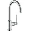 AXOR Montreux Chrome Single Lever Basin Mixer Tap 210 Without Pop-Up Waste