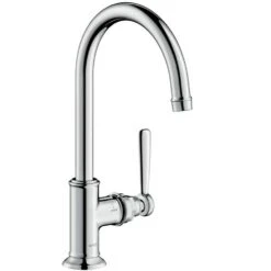 AXOR Montreux Chrome Single Lever Basin Mixer Tap 210 Without Pop-Up Waste