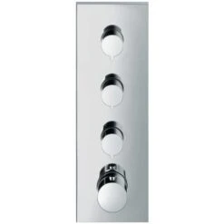 AXOR Shower Solutions Concealed Thermostatic Module Square Valve With 3 Outlets -Household Goods Shop axor shower solutions concealed thermostatic module square valve with 3 outlets p34092 167856 image