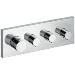AXOR Shower Solutions Concealed Thermostatic Module Square Valve With 3 Outlets -Household Goods Shop axor shower solutions concealed thermostatic module square valve with 3 outlets p34092 167859 image