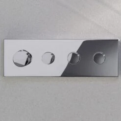 AXOR Shower Solutions Concealed Thermostatic Module Square Valve With 3 Outlets