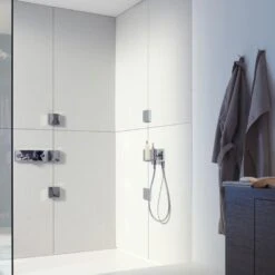 AXOR Shower Solutions Concealed Thermostatic Module Square Valve With 3 Outlets -Household Goods Shop axor shower solutions concealed thermostatic module square valve with 3 outlets p34092 181190 image