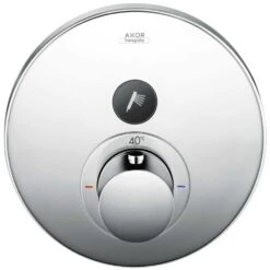 AXOR Showerselect Chrome Round Thermostatic Mixer Shower Valve -Household Goods Shop axor showerselect chrome round thermostatic mixer shower valve p34419 167087 image