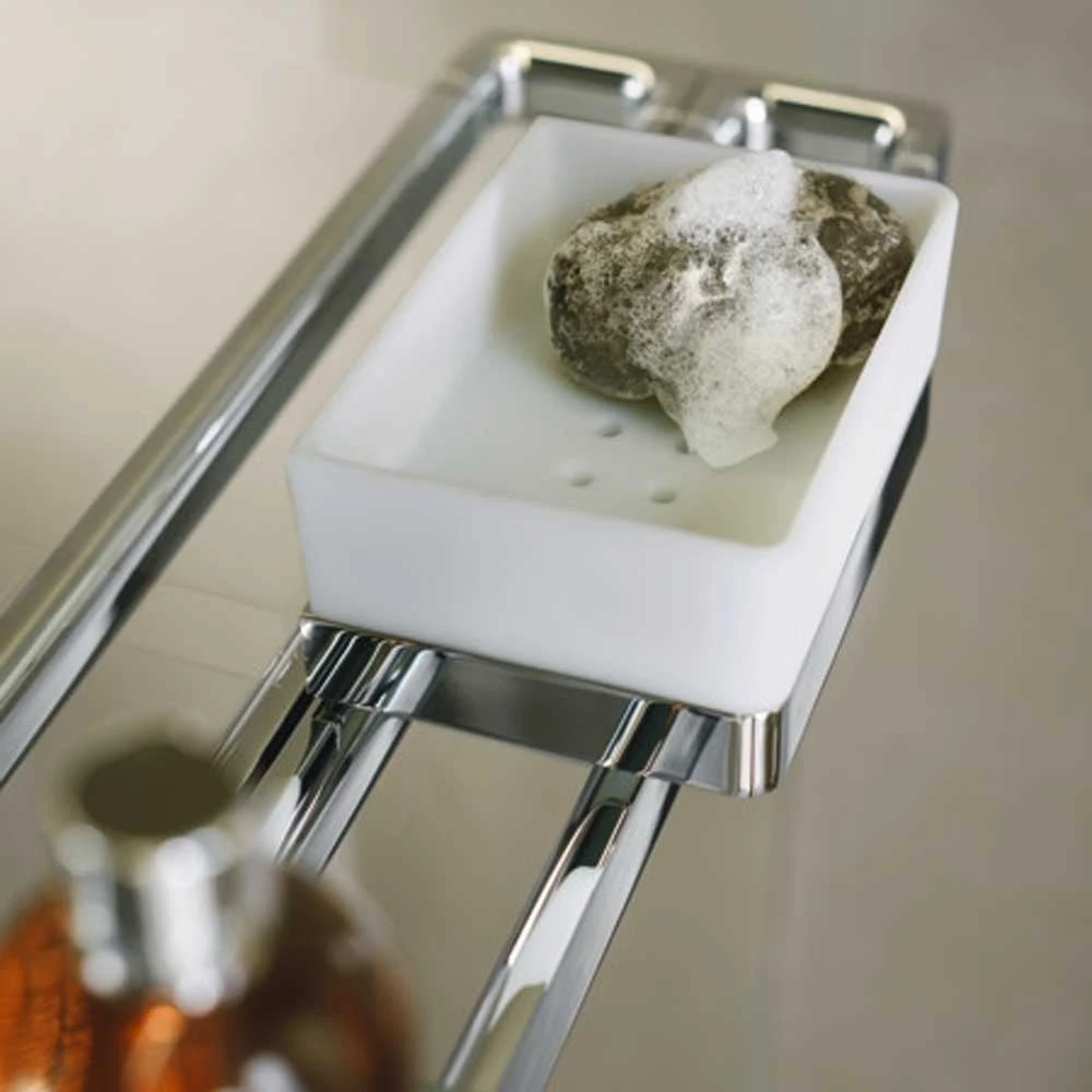 AXOR Universal Accessories Chrome Wall Mounted Rail Towel Holder 600mm 3 AXOR Universal Accessories Chrome Wall Mounted Rail Towel Holder 600mm - Image 3