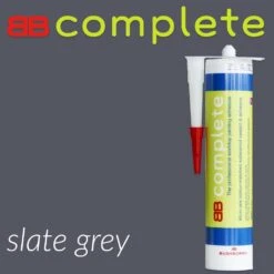 Bushboard Complete 290ml Slate Grey Colour Match Worktop Adhesive & Sealant