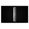 Caple 58cm Induction Downdraft Black Glass Extractor DD940BK