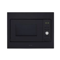 Caple 59.5cm Classic Built-In Black Glass Microwave And Grill CM123BK