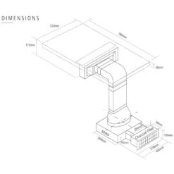 Caple Black Glass Induction Downdraft Extractor Hob DD780BK -Household Goods Shop caple black glass induction downdraft extractor hob dd780bk p35678 174892 image