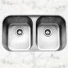 Caple Form 3636 2.0 Bowl Satin Stainless Steel Kitchen Sink FORM3636