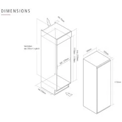 Caple In-Column White Freezer - Frost Free RIF1796 5 Caple In-Column White Freezer - Frost Free RIF1796 -Household Goods Shop caple in column white freezer frost free rif1796 p41111 202258 image