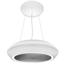 Caple White Ceramica 69cm Island Hood CR700WH