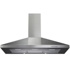 CDA 100cm Chimney Extractor Hood - Stainless Steel ECH101SS