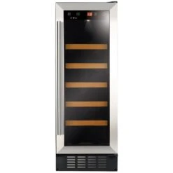 CDA 300mm Freestanding Under Counter Wine Cooler Stainless Steel FWC304SS