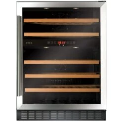 CDA 600mm Stainless Steel Freestanding Under Counter Wine Cooler FWC604SS