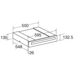 Household Goods Shop -Household Goods Shop cda black stainless steel handle less push warming drawer vw153bl p43409 212796 image