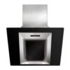 CDA Extractor Angled Black Glass 60cm Touch Control EVG6BL