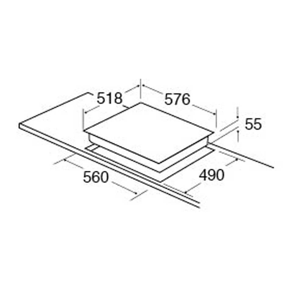 CDA Four Zone Induction Hob HN6111FR 2 CDA Four Zone Induction Hob HN6111FR - Image 2