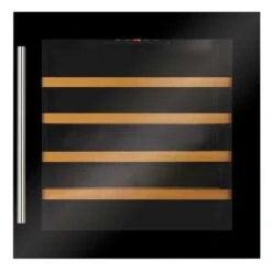 CDA Fully Integrated Wine Cooler Compact Single Zone Black FWV601BL