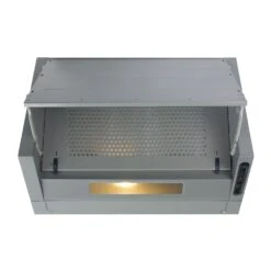 CDA Integrated Hood, 60omm Wide, 3 Speed - Metallic Silver/grey ** Metal Filters Inc ** EIN60FSI