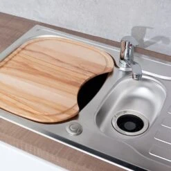 CDA KA22SS 1.5 Bowl Polished Stainless Steel Reversible Kitchen Sink & Waste 8 CDA KA22SS 1.5 Bowl Polished Stainless Steel Reversible Kitchen Sink & Waste -Household Goods Shop cda ka22ss 1 5 bowl polished stainless steel reversible kitchen sink waste p35340 173578 image
