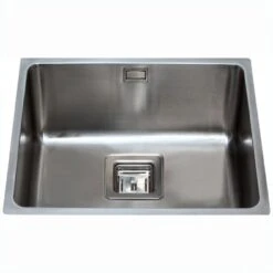 CDA KSC24SS 1.0 Bowl Satin Stainless Steel Undermount Kitchen Sink & Waste