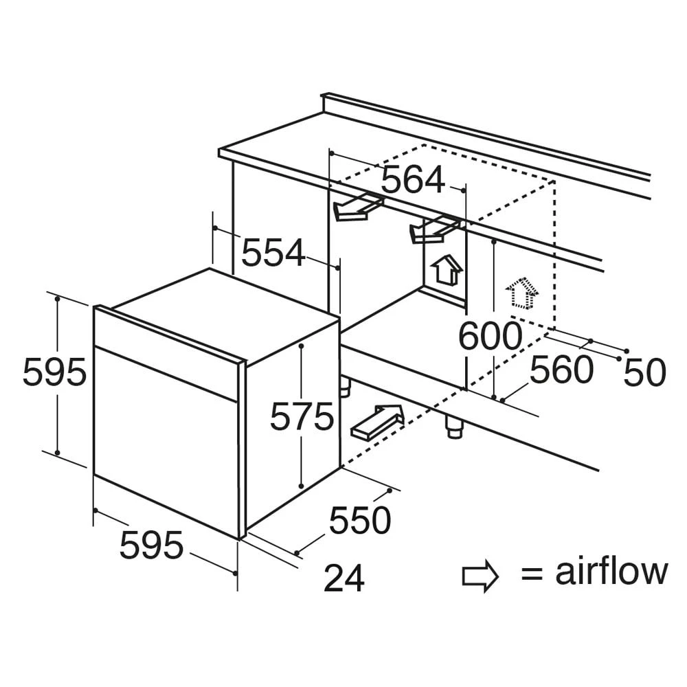 CDA Thirteen Function Steam Oven With Quick Touch Control Panel SL670SS 10 CDA Thirteen Function Steam Oven With Quick Touch Control Panel SL670SS - Image 10